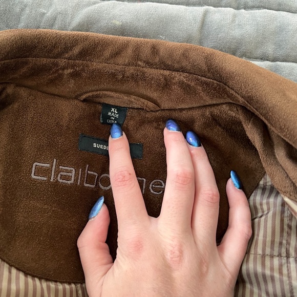 Vintage Claiborne Suede Jacket - Picture 6 of 6